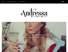 Tablet Screenshot of andressa.ro